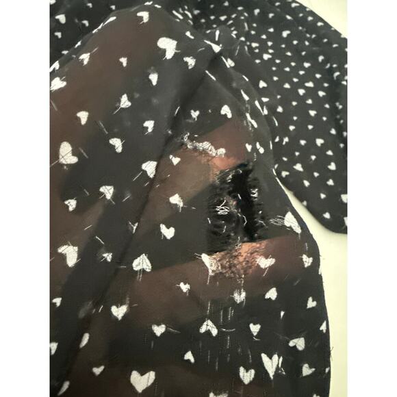 Torrid cold shoulder black heart skater dress plus size 2 (2X) - Picture 10 of 10